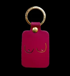 Magenta Key Chain Boob by Ark Colour Design