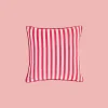 Magenta Striped Cushion