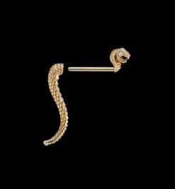 Maria Tash Diamond Cobra Talon Ear Stud 18K 14K