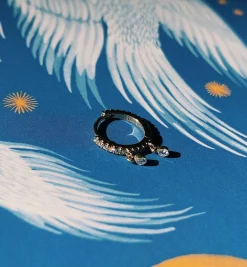 Maria Tash Diamond Eternity With 2 Dangles Earring 18K 14K