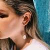Maria Tash Diamond Lightning Bolt Stud Earring 18K
