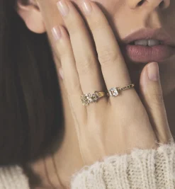 Meteoric Shower Ring 14K