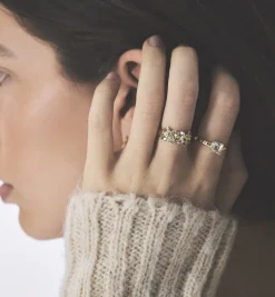Meteoric Shower Ring 14K