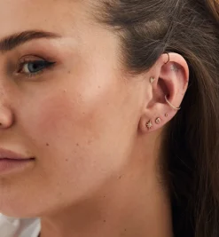 Mimosa Piercing Front W/G 14K