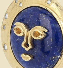 Moon Eclipse Charm 14K