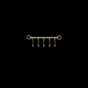Mythical Pillars Chain Charm Piercing 14K