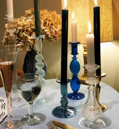 Ocean Glass Candle Holder