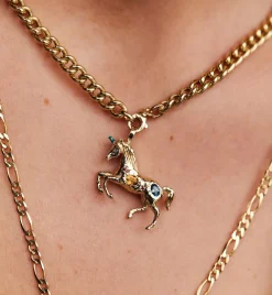 Pegasus Charm 14K