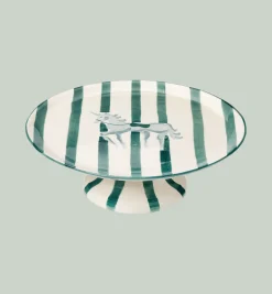 Pegasus Striped Cake Platter