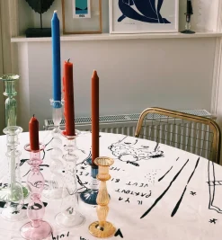 Phoebe Glass Candle Holder