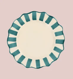 Pine Scalloped Dinner Plate