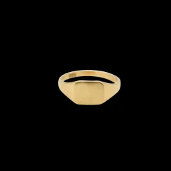 Pinky Signet Ring Square 14K
