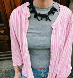Pájara Pinta Short Panther Party Necklace