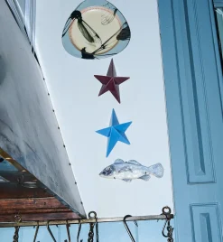 Plum Star Wall Decoration