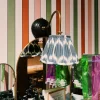 Pooky Blue Ikat Linen Lampshade