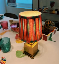 Pooky Pink Diamond Block Cotton Lampshade