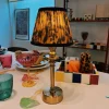 Pooky Round Brass Rechargeable Table Lamp
