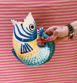 Popolo Blue Paolo Fish Vase