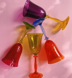 Poppy Wine Glass