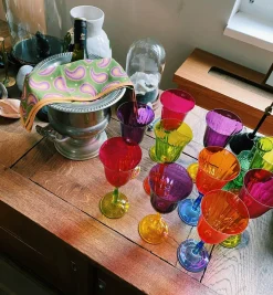 Poppy Wine Glass