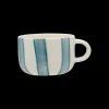 Powder Striped Cappuccino Mug