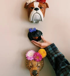 Quail Dachshund Wall Vase