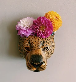 Quail Leopard Wall Vase