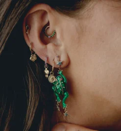Radiant Sun Earring Charm 14K