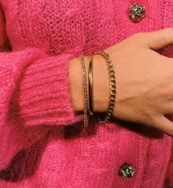 Rainbow Sapphire Tennis Bracelet 14K
