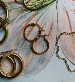 Rope Plain Hoop Earrings