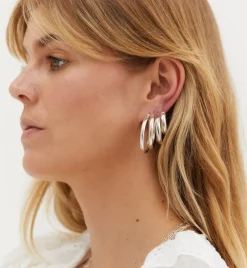 Round Plain Hoop Earrings