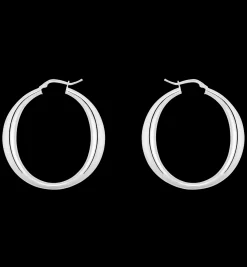 Sculpted Plain Hoop Earrings