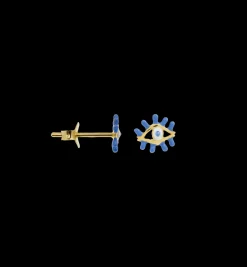 Single Angel Eye Stud Earring