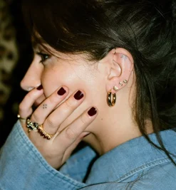 Single Aurora Stud Earring 14K