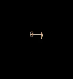 Single Aurora Stud Earring 14K