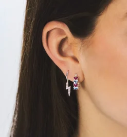 Single Electric Love Ring Earring