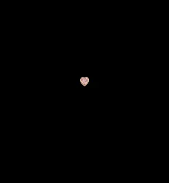 Single Endless Love Stud Earring 14K