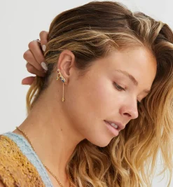 Single Paisley Stud Earring