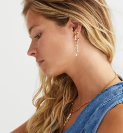 Single Peace Stud Earring