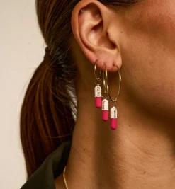 Single Plain Ring Earring