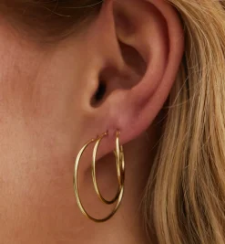 Single Plain Ring Earring