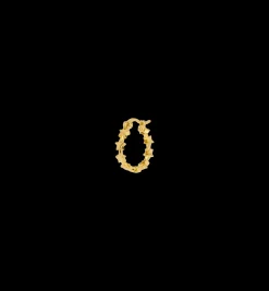 Single Stars Align Hoop Earring