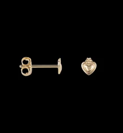 Single Whimsical Love Stud Earring 14K