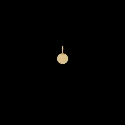 Small Coin Charm 14K