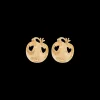 Small Open Heart Hoop Earrings