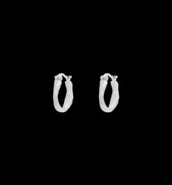 Small Organic Hoop Earrings