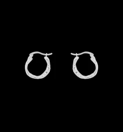 Small Organic Hoop Earrings