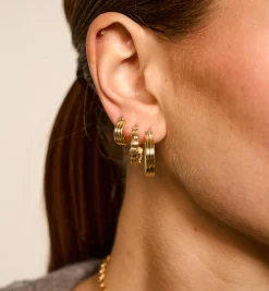 Small Poetic Ring Earrings