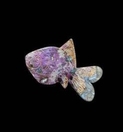 Solar Eclipse Goldfish Hair Clip