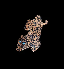 Solar Eclipse Leopard Hair Clip